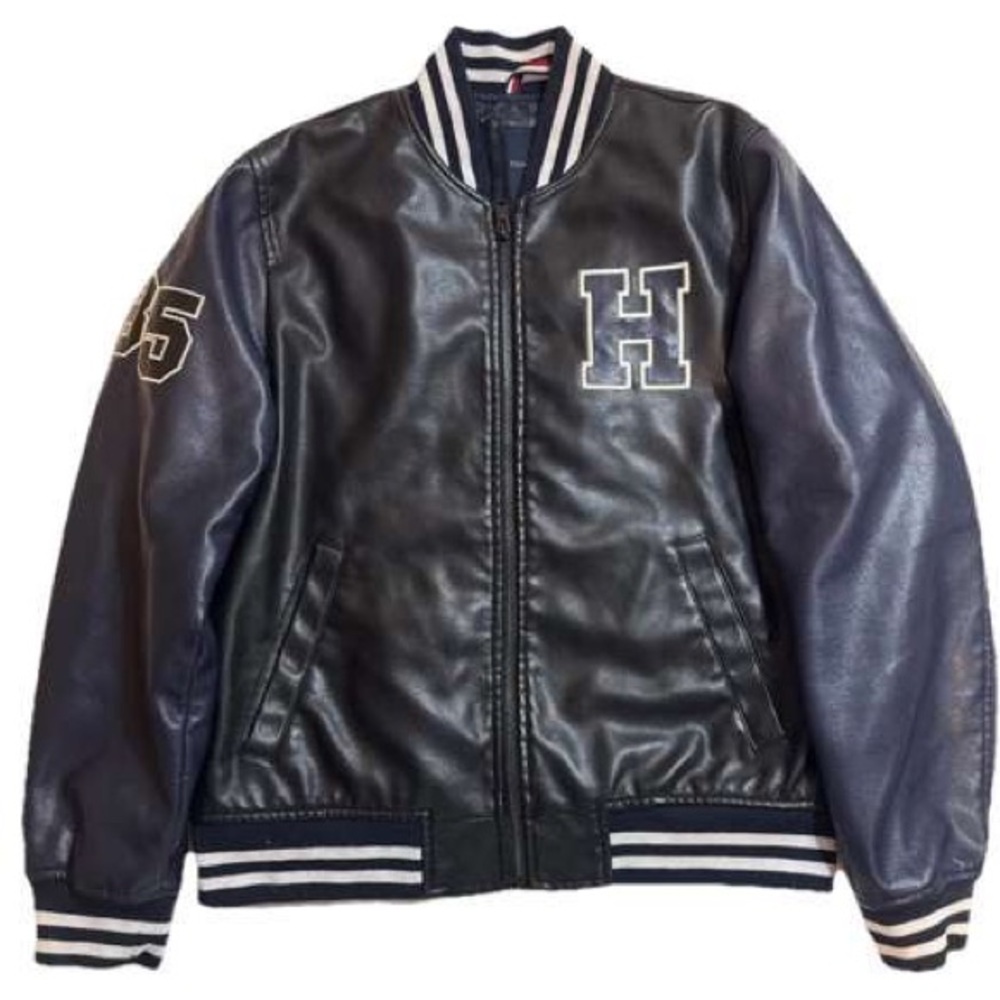 Tommy Hilfiger Quilted Jacket with Blue and Red Accents